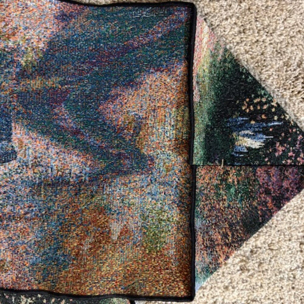 THOMAS KINCADE 69" RUNNER. QUALITY FABRIC. BEAUTIFUL SCENE. - Picture 5 of 5